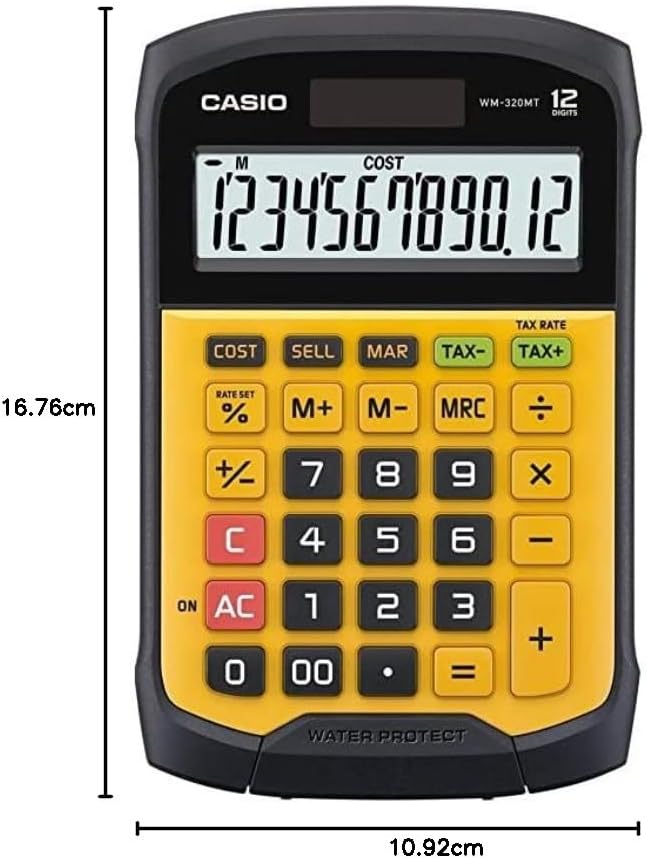 Calculadora CASIO de USO RUDO | Lavable y Resistente al Polvo (IP54) - Imagen 3